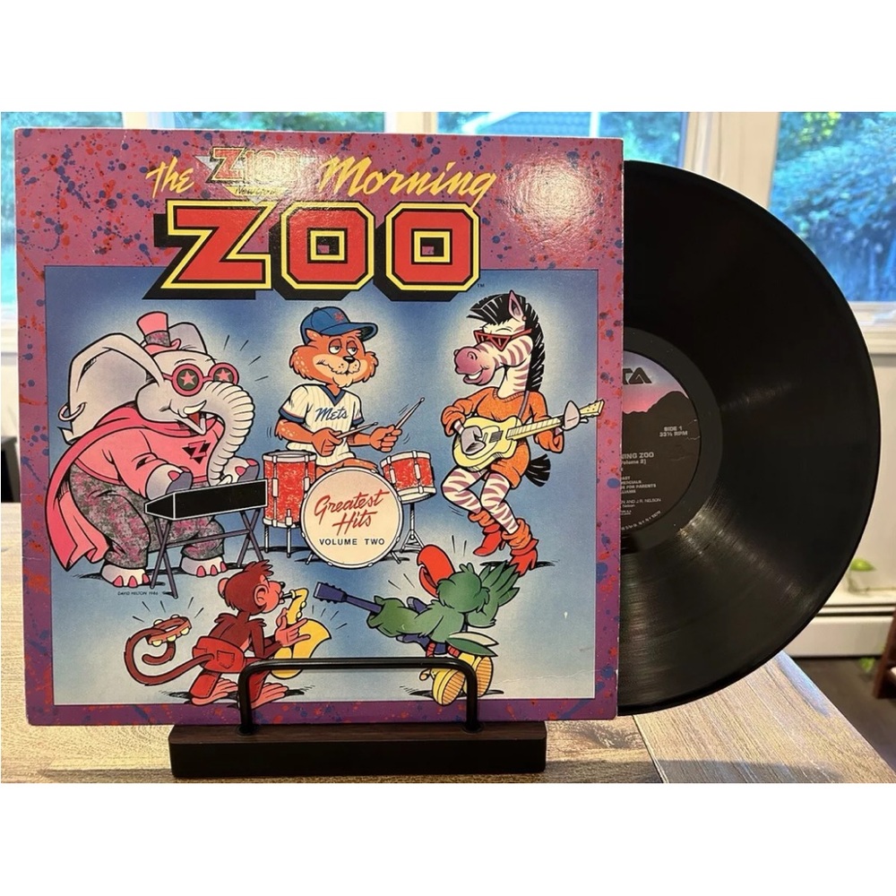 Z100 Morning Zoo Greatest Hits Volume 2 Vinyl, Autographed, New York Radio 1986
